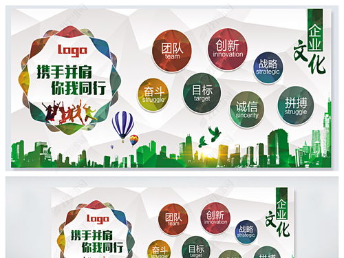 企业文化墙与办公室形象墙 创意展板设计与数字文化服务新趋势